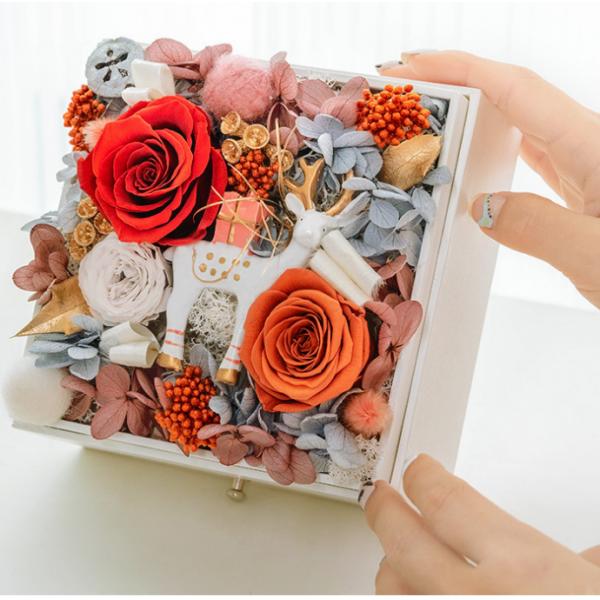 鹿见林深永生花